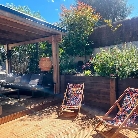 Proche Plage, Maison Moderne 6 Personnes タルノス
